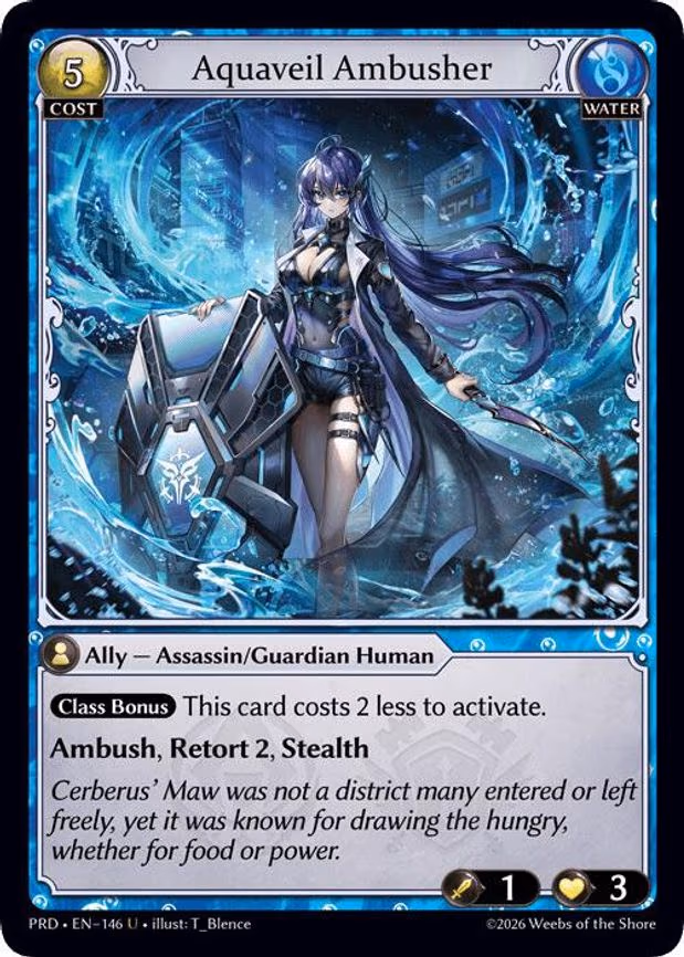 Aquaveil Ambusher - Uncommon (146)