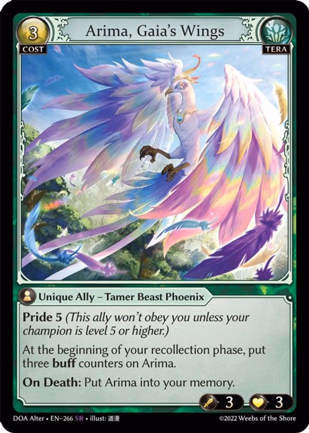 Arima, Gaia's Wings