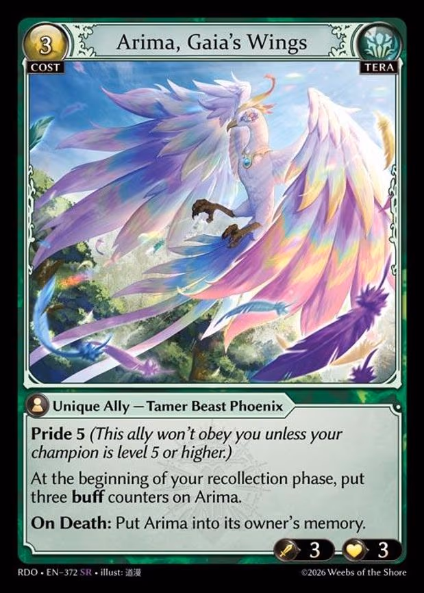 Arima, Gaia's Wings