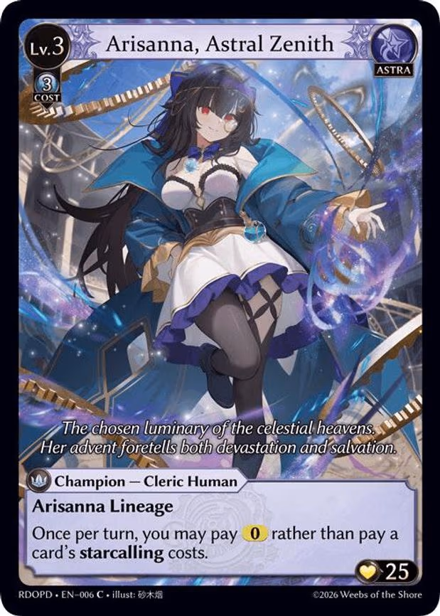 Arisanna, Astral Zenith