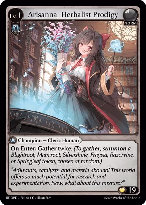 Arisanna, Herbalist Prodigy