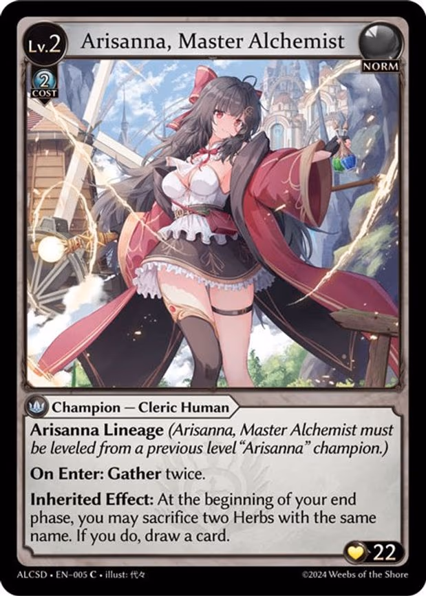 Arisanna, Master Alchemist