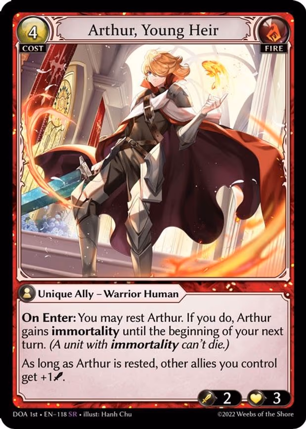 Arthur, Young Heir