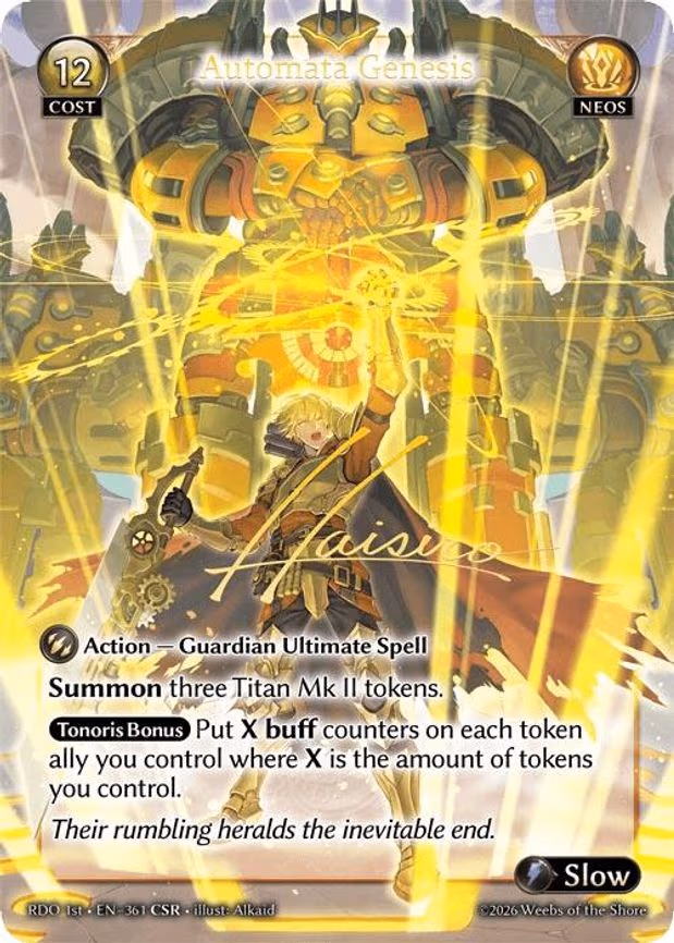 Automata Genesis - Collector Super Rare (361)