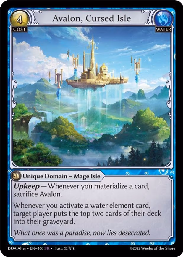Avalon, Cursed Isle