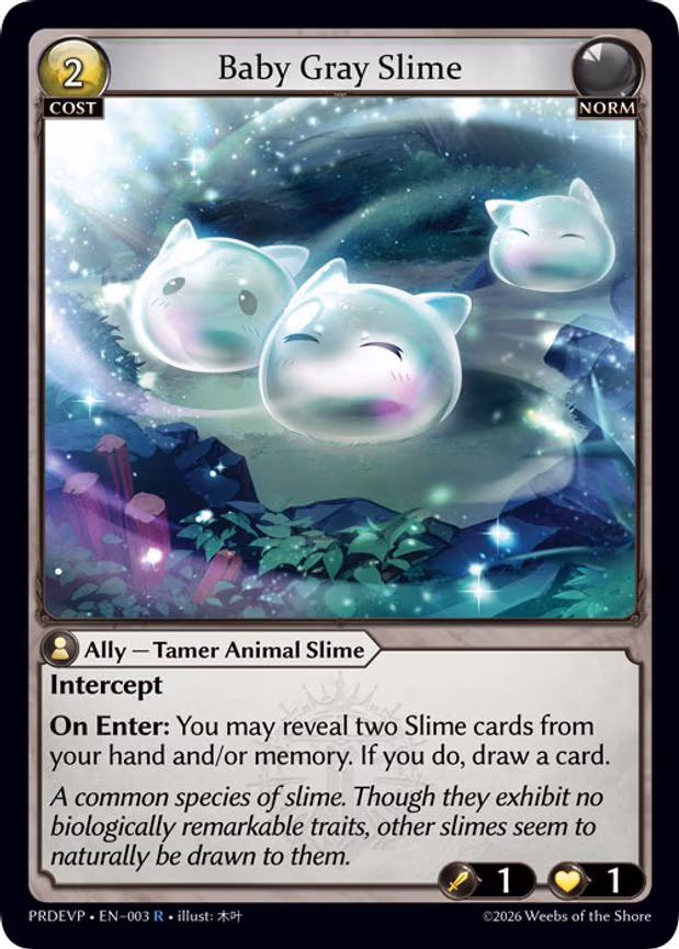 Baby Gray Slime - Rare (003)