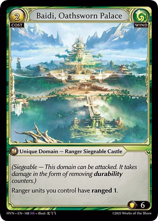Baidi, Oathsworn Palace