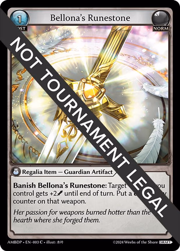 Bellona's Runestone - Common (003)
