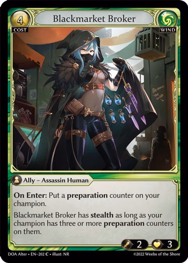 Blackmarket Broker