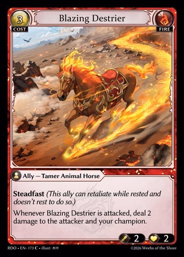 Blazing Destrier - Common (173)