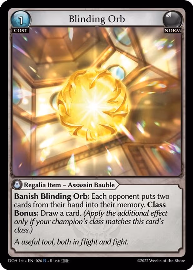 Blinding Orb - Rare (026)