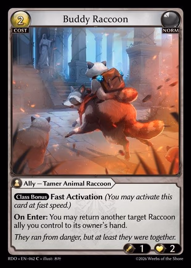 Buddy Raccoon
