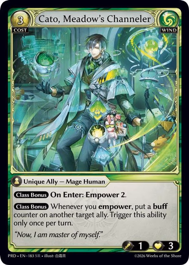 Cato, Meadow's Channeler