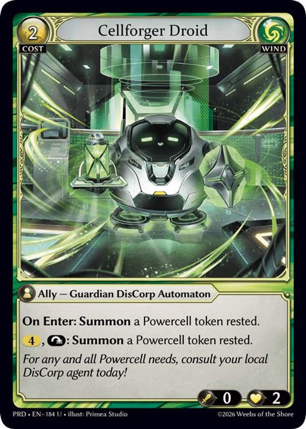 Cellforger Droid - Uncommon (184)