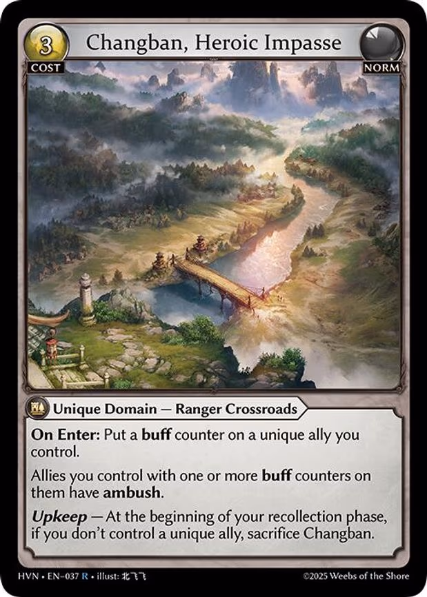 Changban, Heroic Impasse - Rare (037)