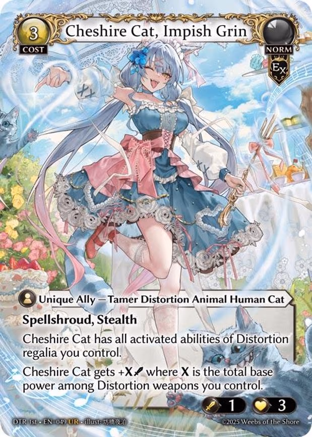Cheshire Cat, Impish Grin - Ultra Rare (049)