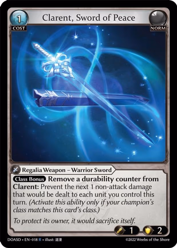 Clarent, Sword of Peace