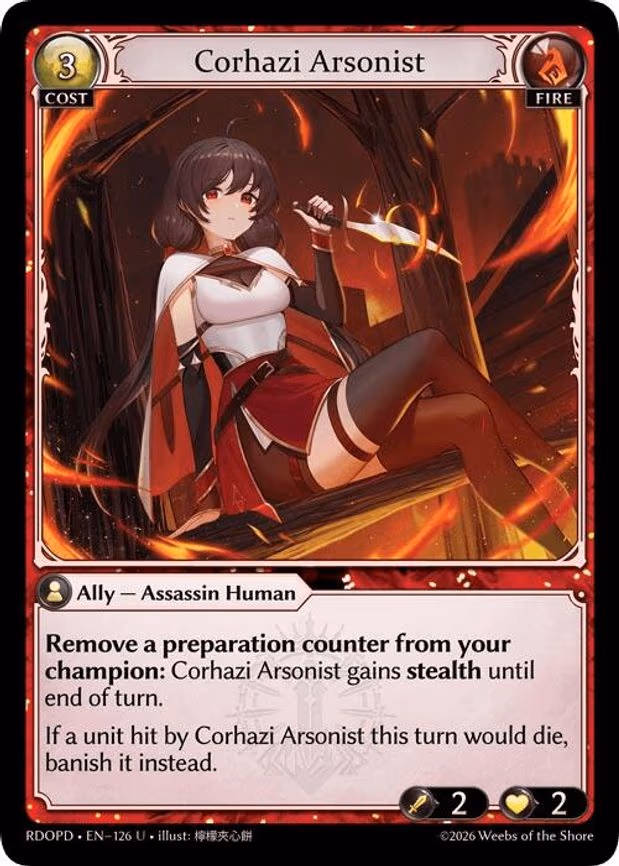 Corhazi Arsonist