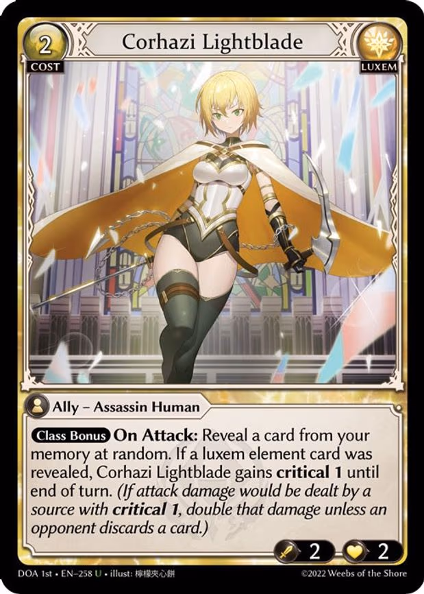 Corhazi Lightblade - Uncommon (258)