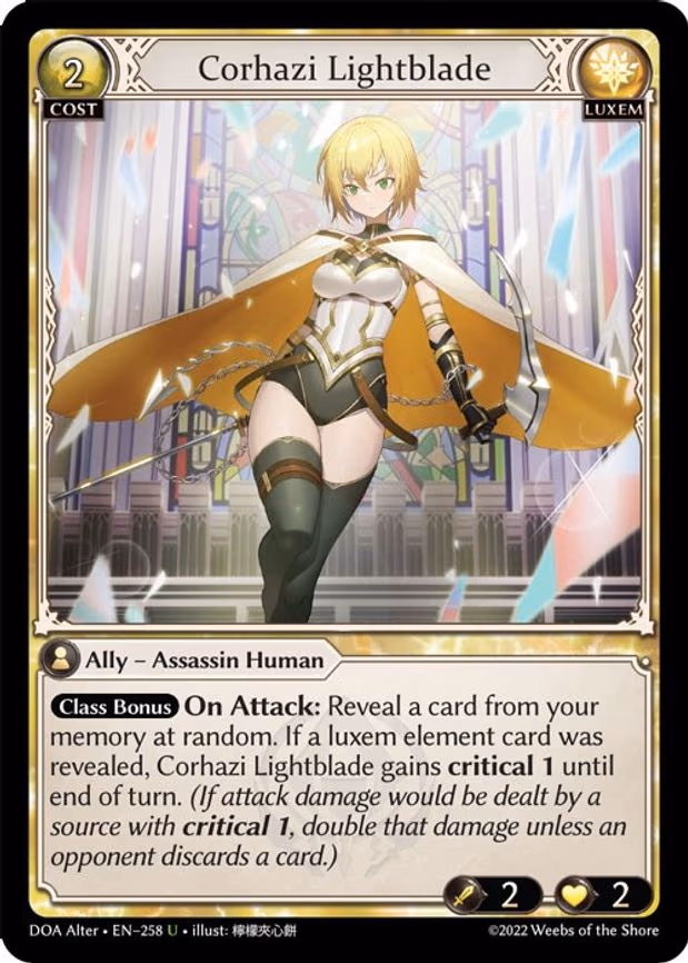 Corhazi Lightblade - Uncommon (258)