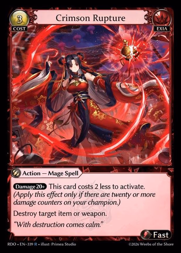 Crimson Rupture - Rare (339)