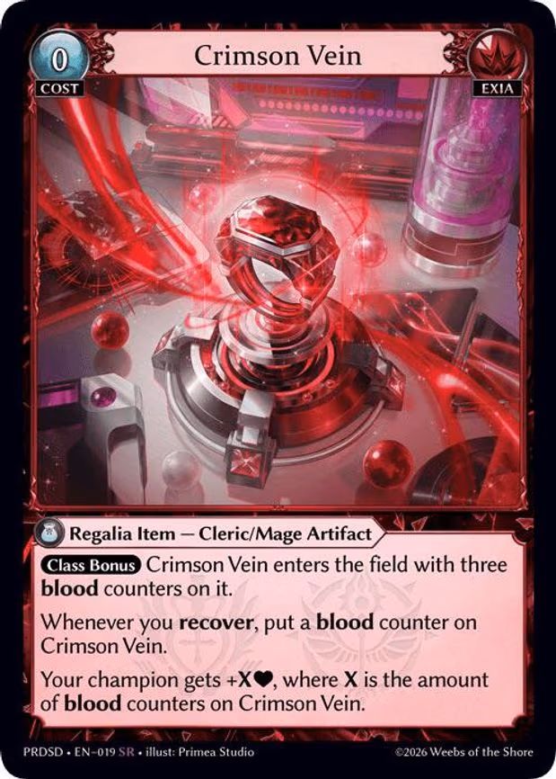 Crimson Vein - Super Rare (019)