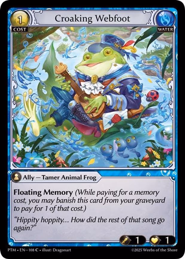 Croaking Webfoot