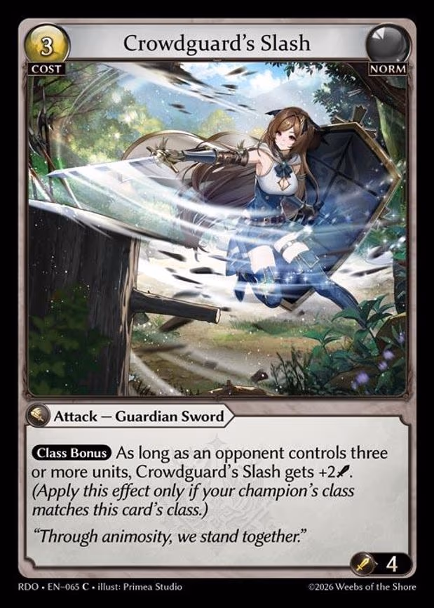 Crowdguard's Slash - Common (065)