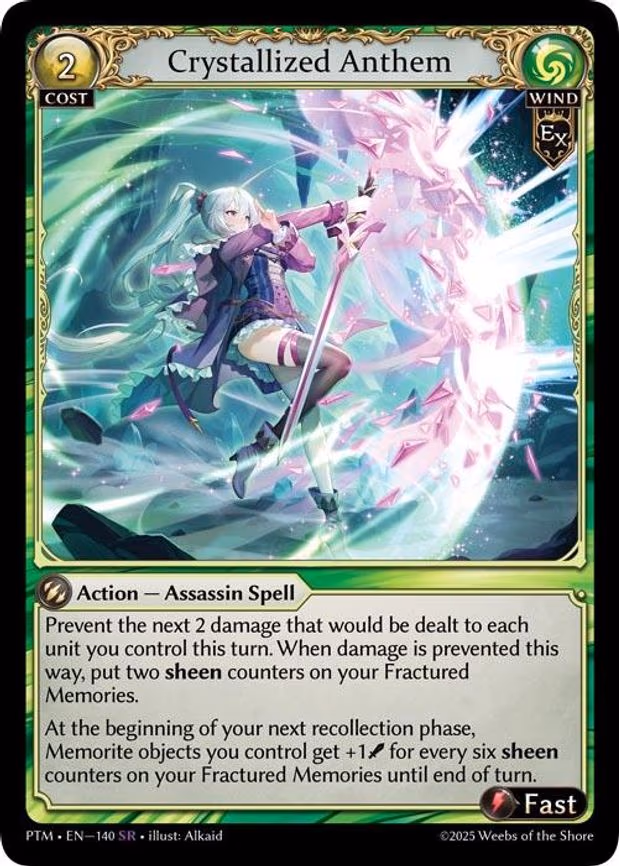 Crystallized Anthem - Super Rare (140)