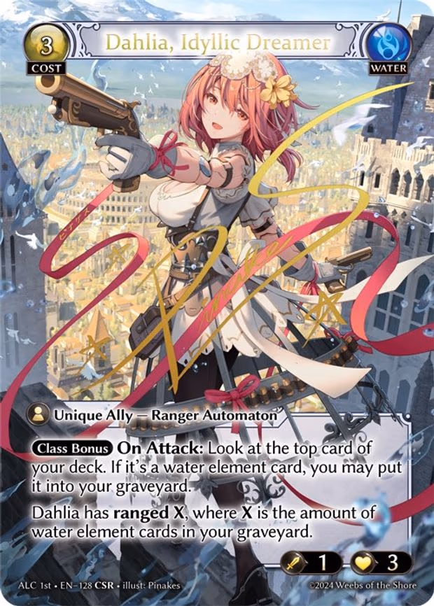 Dahlia, Idyllic Dreamer (CSR) (ALC1E) - Collector Super Rare (128)