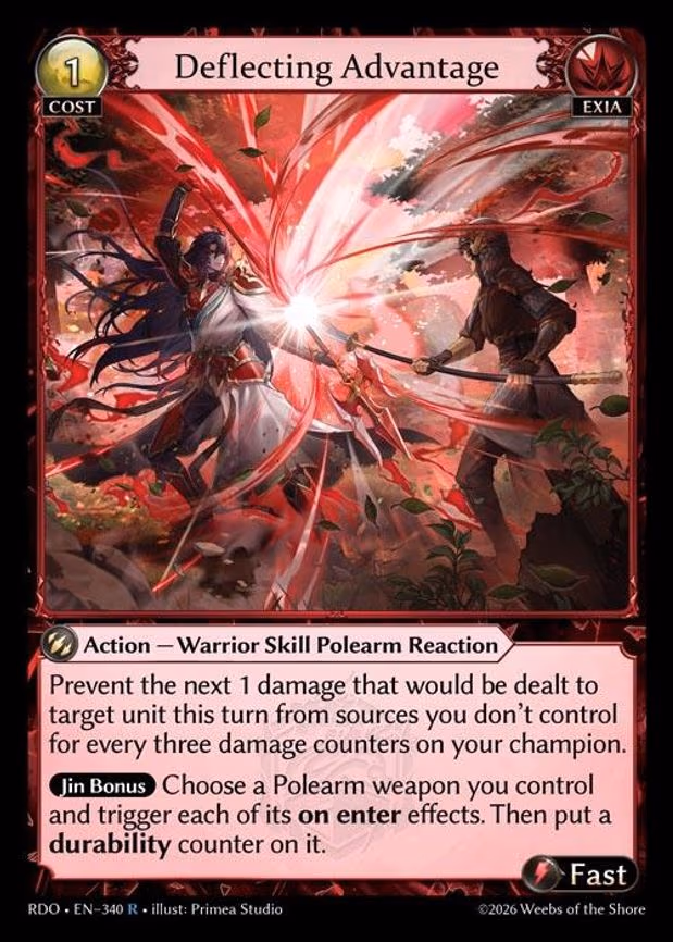 Deflecting Advantage - Rare (340)