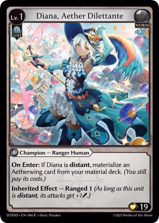 Diana, Aether Dilettante