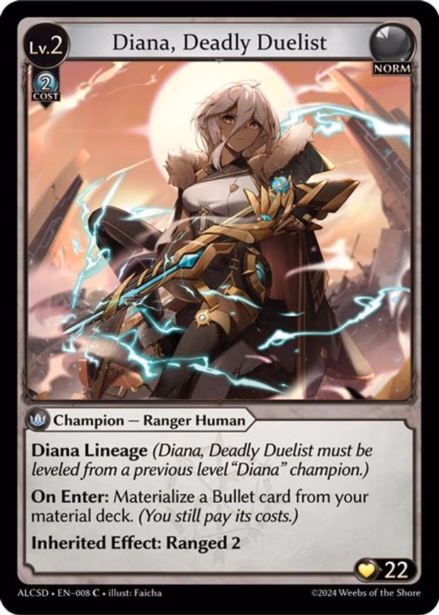Diana, Deadly Duelist - Common (008)