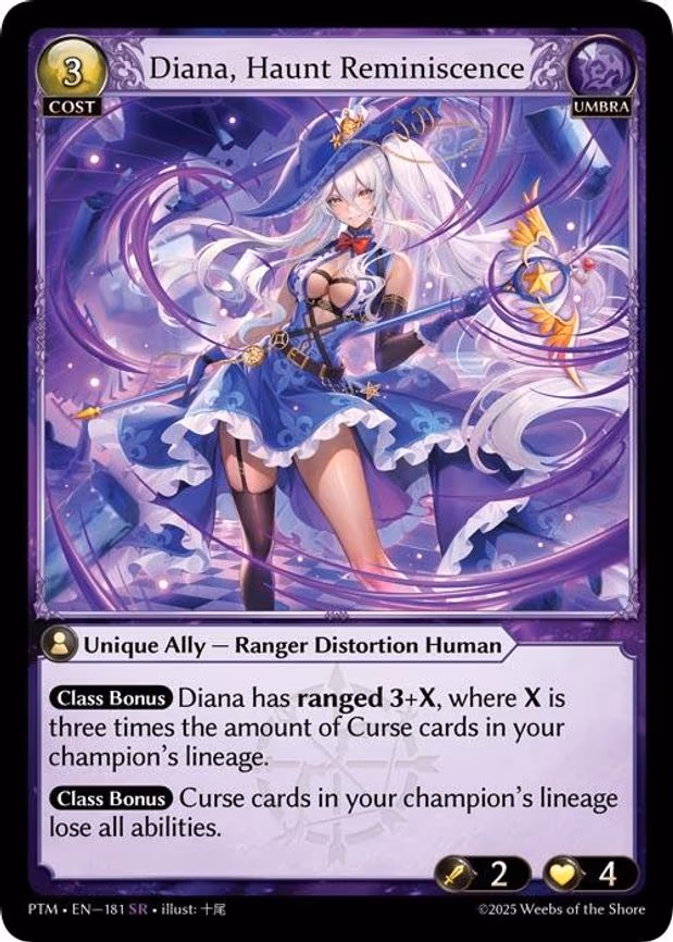 Diana, Haunt Reminiscence