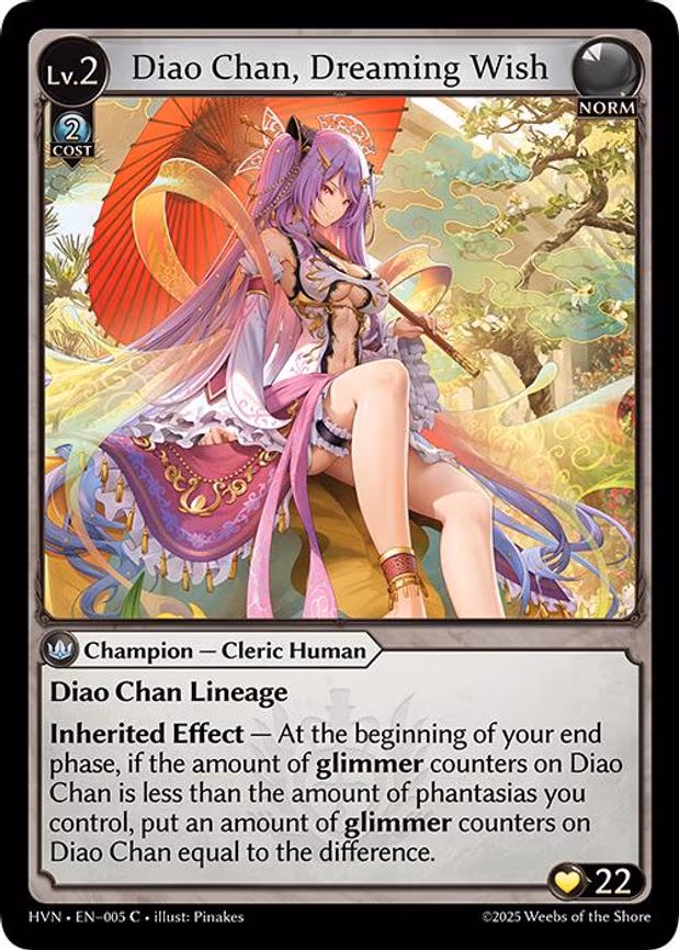 Diao Chan, Dreaming Wish
