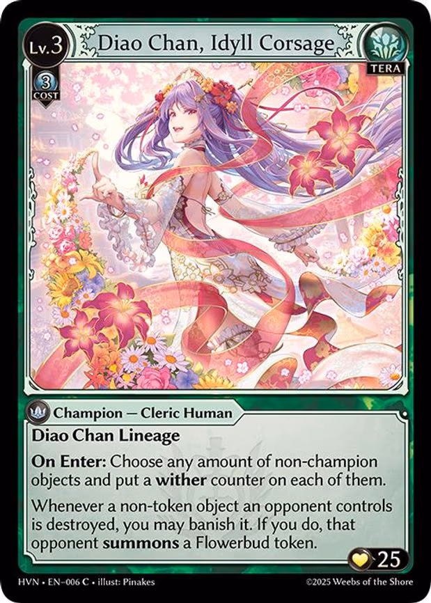 Diao Chan, Idyll Corsage