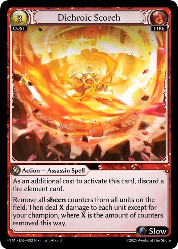 Dichroic Scorch - Rare (082)