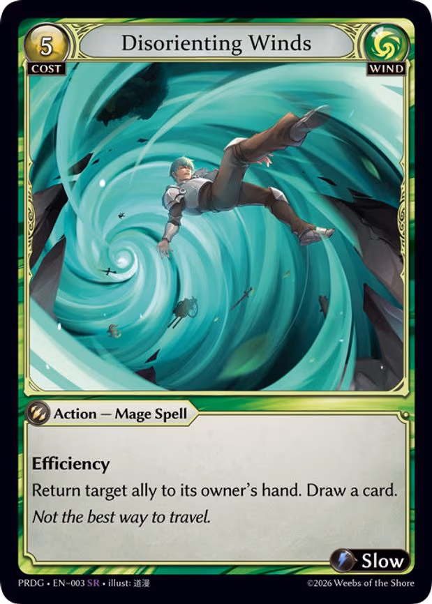 Disorienting Winds - Super Rare (003)