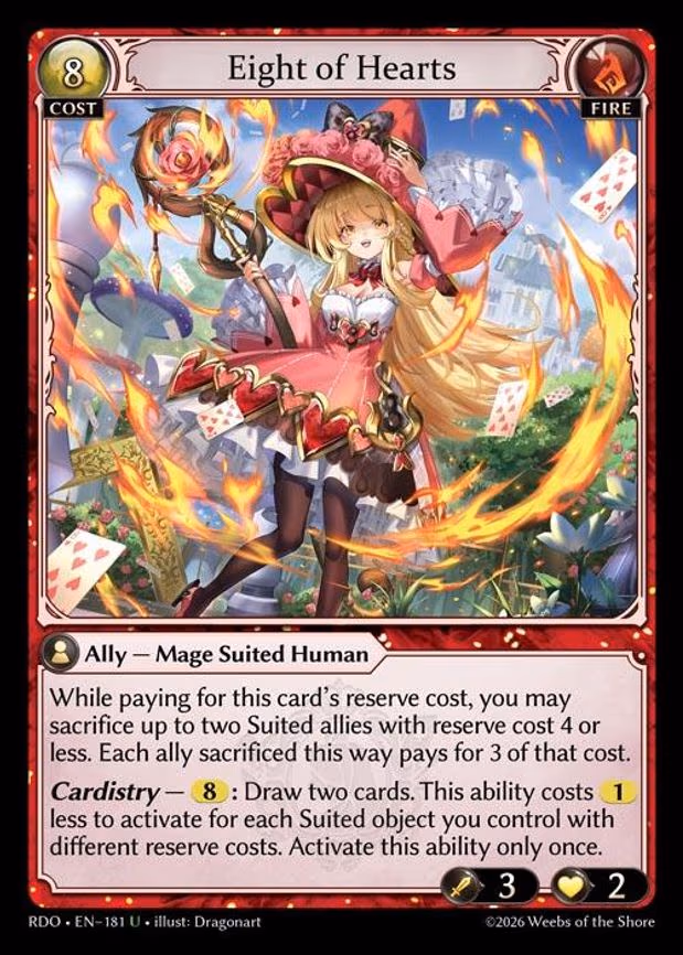 Eight of Hearts - Uncommon (181)