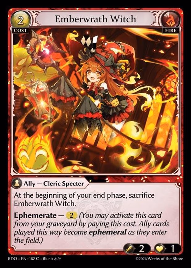 Emberwrath Witch - Common (182)