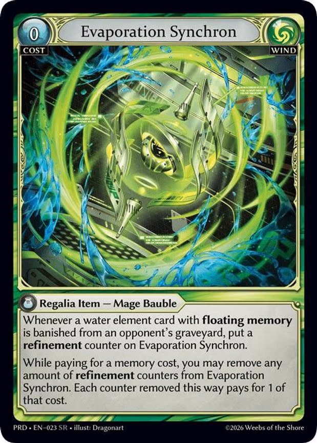 Evaporation Synchron - Super Rare (023)