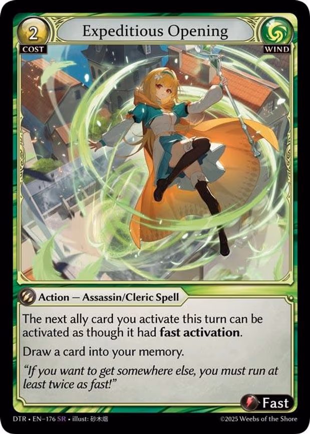 Expeditious Opening - Super Rare (176)