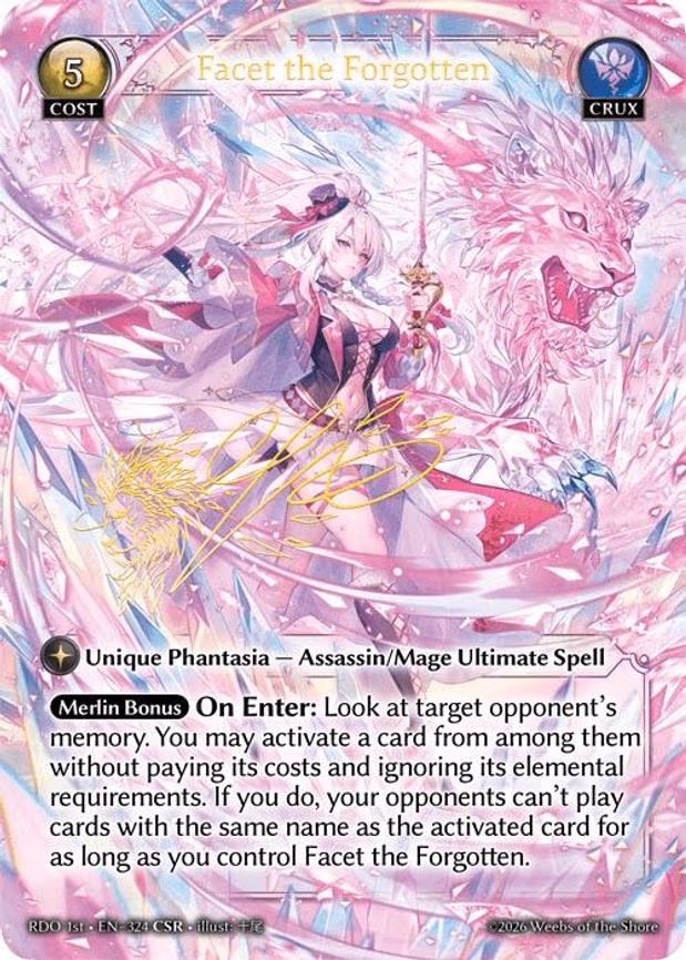 Facet the Forgotten - Collector Super Rare (324)