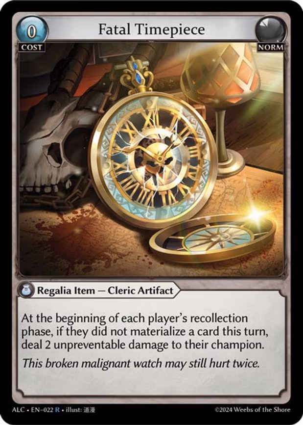 Fatal Timepiece - Rare (022)