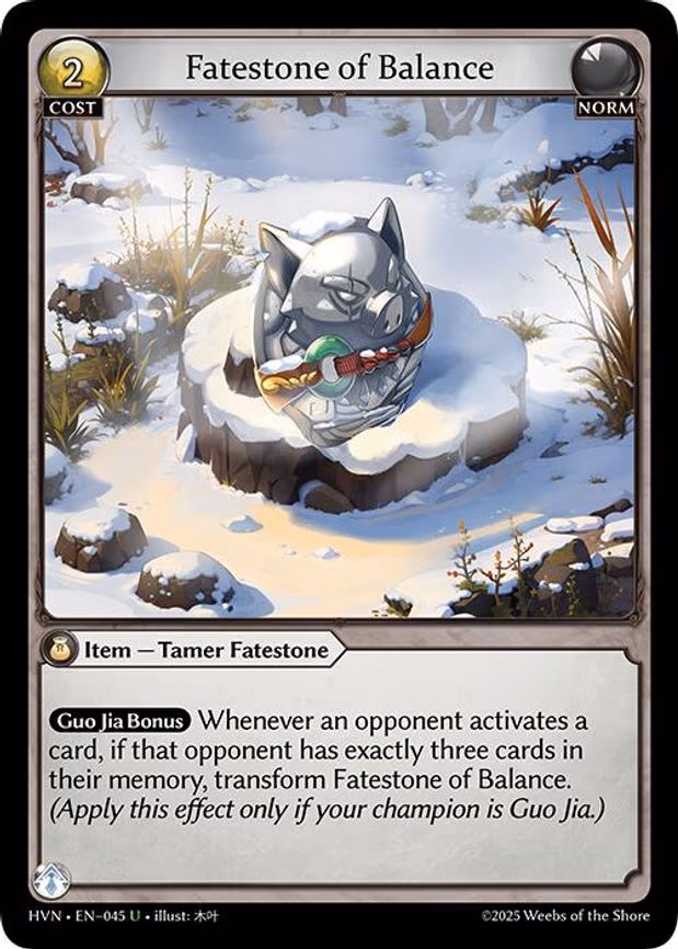 Fatestone of Balance // Woodland Shoats - Uncommon (045)