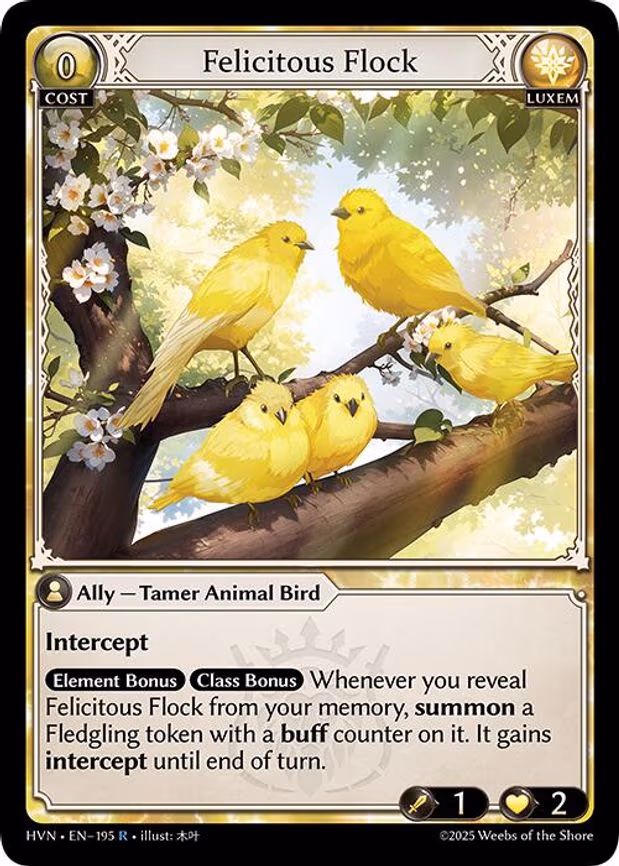 Felicitous Flock - Rare (195)