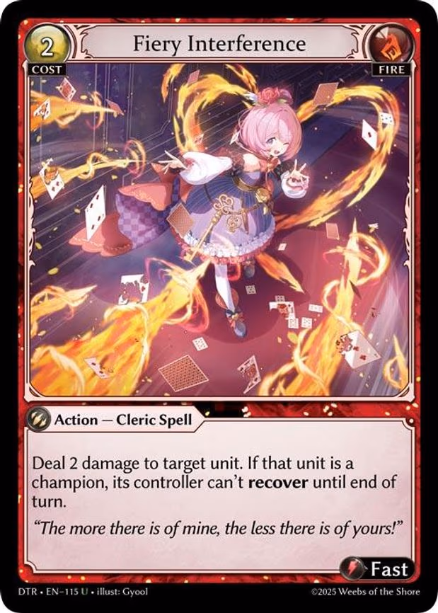 Fiery Interference