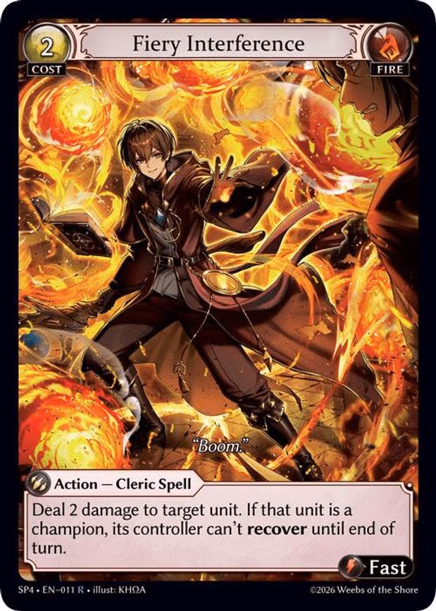 Fiery Interference
