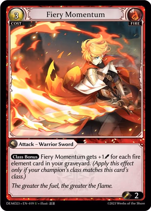 Fiery Momentum