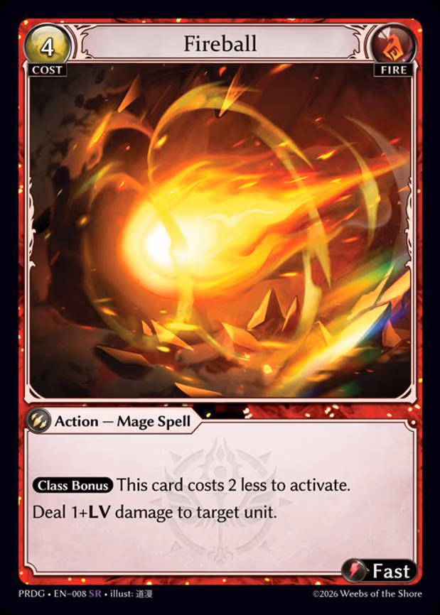 Fireball - Super Rare (008)